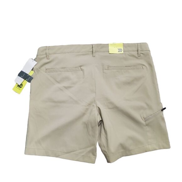 All in Motion Men's Size 40 Khaki Cargo Golf Shorts - Picture 2 of 4